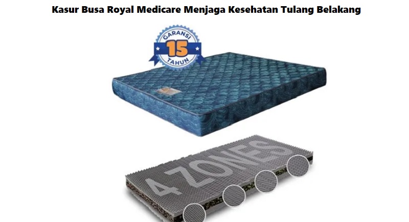 Kasur Busa Royal Medicare Menjaga Kesehatan Tulang Belakang